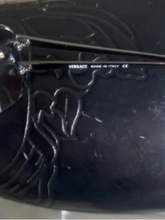 Versace Black Shield Sunglasses 😎 - Picture 6 of 6